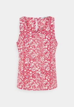 Angebote 🌟 ONLY Petite Damen ONLNOVA LUX - Top - Mineral Red 🎁