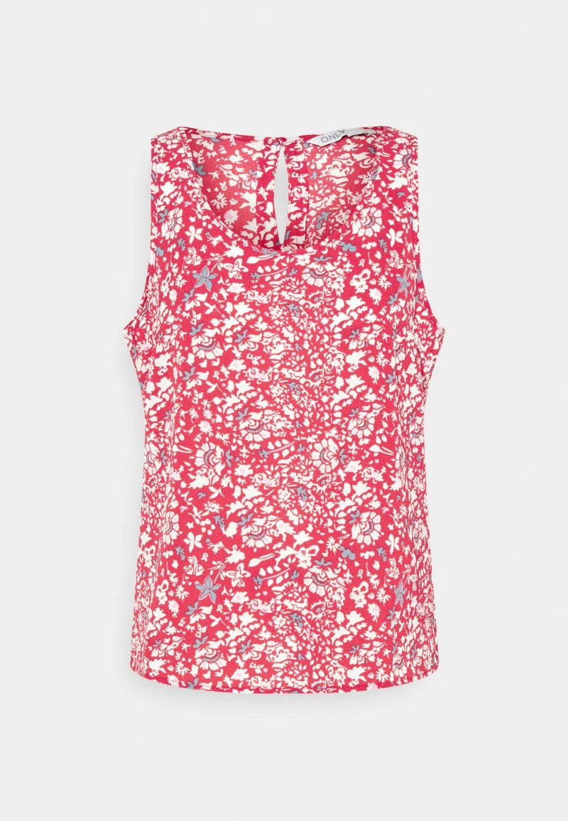 Angebote 🌟 ONLY Petite Damen ONLNOVA LUX - Top - Mineral Red 🎁