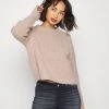 Besorgen 🛒 ONLY Petite Damen ONLCELINA LIFE - Strickpullover - Oatmeal 🌟