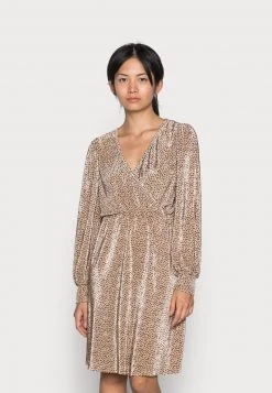 Brandneu 🥰 ONLY Petite Damen ONLVIA 👗 DRESS - Cocktailkleid/festliches Kleid - Tan/black 😉