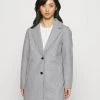 Brandneu 😉 ONLY Petite Damen ONLCARRIE BONDED 🧥 COAT - Klassischer Mantel - Light Grey Melange 😍