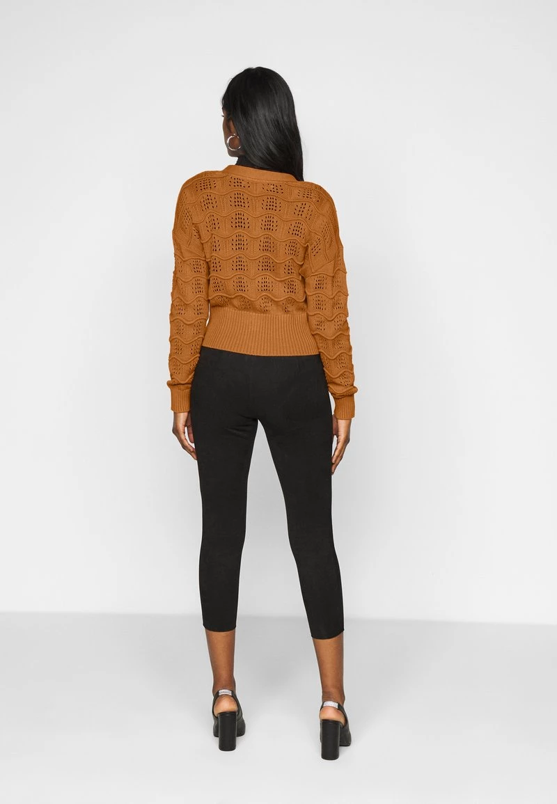 Bestpreis 🎉 ONLY Petite Damen ONLGABRIELLE LIFE - Strickjacke - Pumpkin Spice ✨ – Bild 3