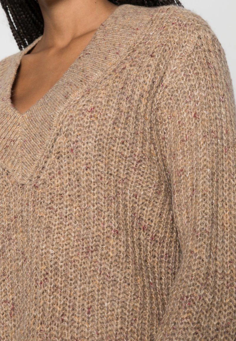 Beste Bewertungen von 🔔 ONLY Petite Damen ONLBRITNEY V NECK - Strickpullover - Ginger Root/melange 🌟 – Bild 5