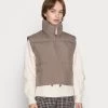 Brandneu 🥰 ONLY Petite Damen ONLNELLIA CROP VEST - Weste - Walnut 🤩