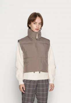 Brandneu 🥰 ONLY Petite Damen ONLNELLIA CROP VEST - Weste - Walnut 🤩