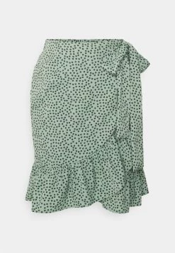 Großhandel 🎉 ONLY Petite Damen ONLOLIVIA 👗 SKIRT - Wickelrock - Chinois Green 👏