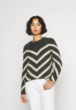 Angebote 🧨 ONLY Petite ONLELIZA - Strickpullover - Dark Grey Melange | Damen 🤩