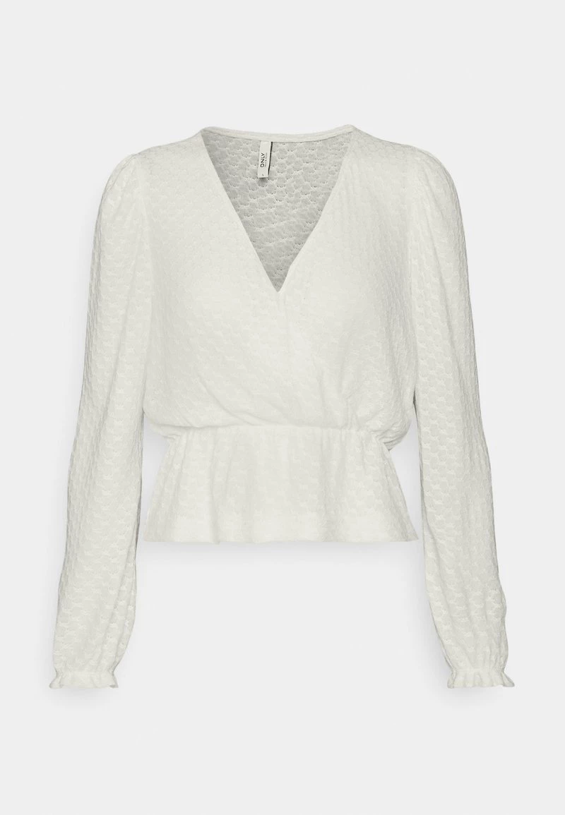 Auslauf 🛒 ONLY Petite Damen ONLSTEFFIE V NECK - Strickpullover - Cloud Dancer 😀 – Bild 5