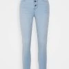 Aktion 💯 ONLY Petite Damen ONLROYAL VISIBLE - 👖 Jeans Skinny Fit - Light Blue Denim 👍