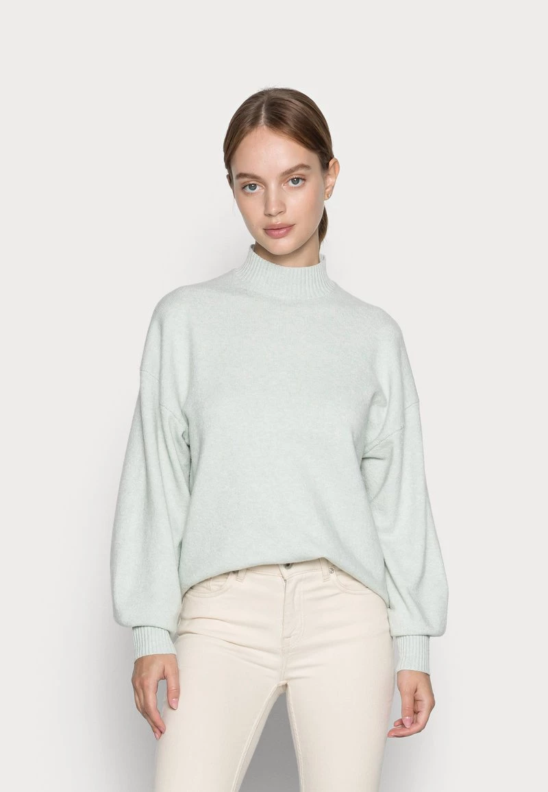 Am billigsten 🤩 ONLY Petite Damen ONLCARI LIFE HIGHNECK - Strickpullover - Mercury ✔️