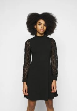 Bestes Angebot 🤩 ONLY Petite Damen ONLMILLE LIFE MIX 👗 DRESS - Jerseykleid - Black 👏