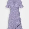 Aktion ❤️ ONLY Petite Damen ONLOLIVIA WRAP 👗 DRESS - Freizeitkleid - Chinese Violet 🔥