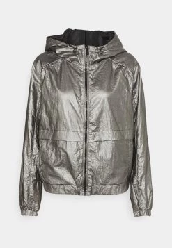 Budget 🌟 ONLY Petite ONLERIN JACKET - Trainingsjacke - Dark Silver Colour | Damen 👍