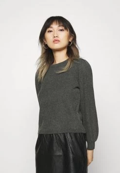 Beste Bewertungen von ⌛ ONLY Petite Damen ONLKATIA PUFF - Strickpullover - Dark Grey Melange 👍
