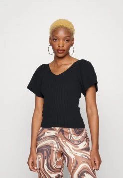 Auslauf ⌛ ONLY Petite Damen ONLLEELO BACK - T-Shirt Basic - Black 👏