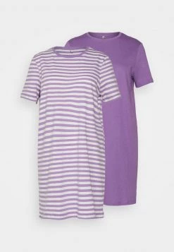 Top 10 🔔 ONLY Petite Damen ONLMAY LIFE JUNE 👗 DRESS 2 PACK - Jerseykleid - Chalk Violet 🧨