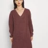 Auslauf 🧨 ONLY Petite Damen ONLMELTON LIFE 👗 DRESS - Strickkleid - Rose Brown 🔥