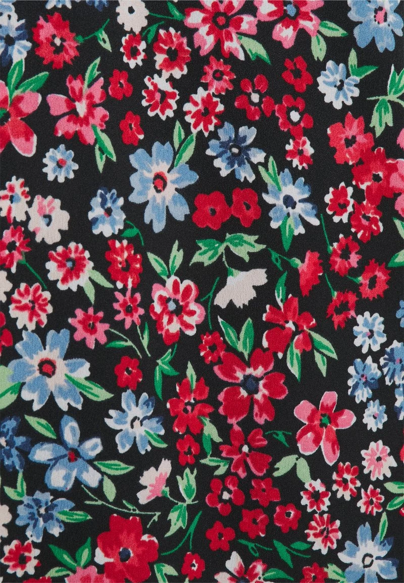 Budget 🥰 ONLY Petite Damen ONLOLIVIA WRAP 👗 DRESS - Freizeitkleid - Black/red/shore 💯 – Bild 3