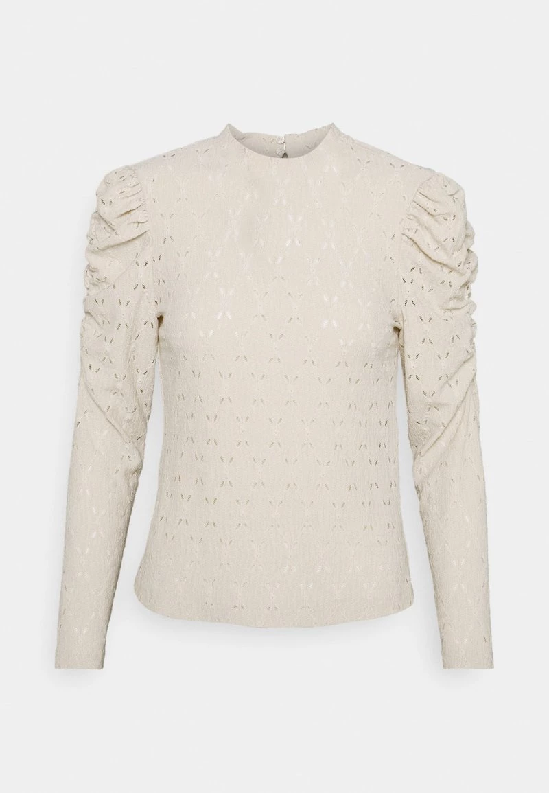 Auslauf 🥰 ONLY Petite Damen ONLROSALINE HIGHNECK PUFF - Bluse - Pumice Stone 🔔 – Bild 5