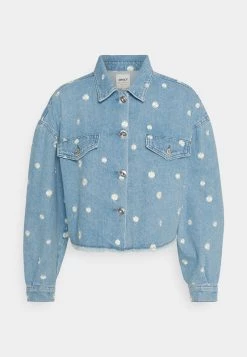 Budget 🛒 ONLY Petite Damen ONLJAGGER CROPPED JACKET - 👖 Jeansjacke - Blue Wash ⌛
