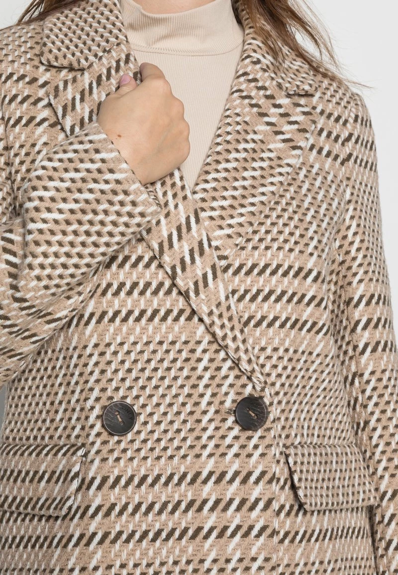 Budget 🛒 ONLY Petite Damen ONLNEWSELENA LIFE 🧥 COAT - Klassischer Mantel - Pumice Stone/rubber/cloud Dancer 🎁 – Bild 5