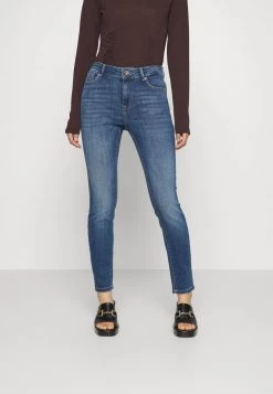 Bestpreis 😉 ONLY Petite Damen ONLPRINCE POWER PUSHUP LIFE MID BOX - 👖 Jeans Skinny Fit - Dark Blue Denim 💯