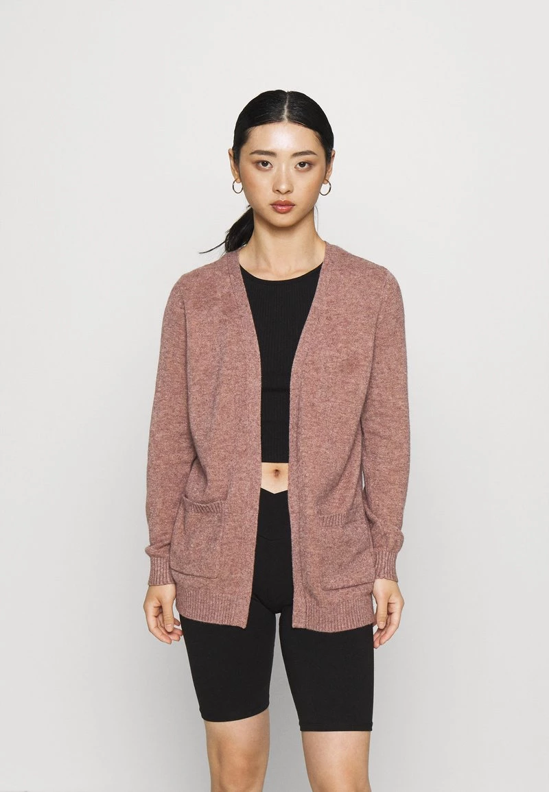 Bestpreis 🤩 ONLY Petite ONLLESLY OPEN CARDIGAN - Strickjacke - Rose Brown Melange | Damen 🎉