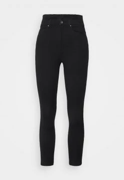 Billig 👏 ONLY Petite Damen ONLROYAL LIFE PAPERBAG - 👖 Jeans Skinny Fit - Black ❤️