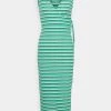 Besorgen 👏 ONLY Petite ONLNELLA WRAP MIDI 👗 DRESS - Freizeitkleid - Marine Green Ultramarine | Damen 🤩