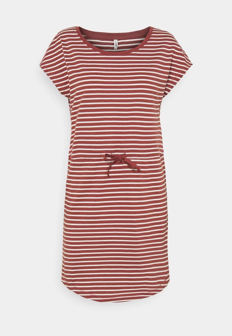 Schlussverkauf 😀 ONLY Petite Damen ONLMAY LIFE 👗 DRESS 2 PACK - Jerseykleid - Apple Butter/thin Stripe Cd/applebu 💯 – Bild 2