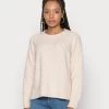 Auslauf ⌛ ONLY Petite ONLGABI LIFE O NECK - Strickpullover - Pumice Stone | Damen 🛒
