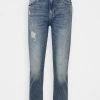 Billig 🧨 ONLY Petite Damen ONLLUCCA LIFE - 👖 Jeans Straight Leg - Medium Blue Denim 😉