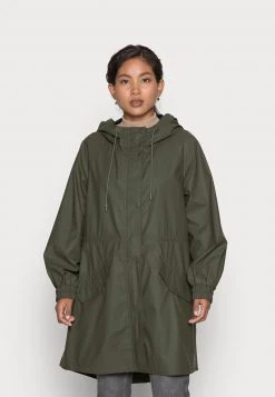 Coupon 🌟 ONLY Petite Damen ONLKARLA RAINCOAT - Regenjacke / Wasserabweisende Jacke - Forest Night ✨