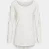 Am billigsten ⭐ ONLY Petite Damen ONLMILA LACY LONG - Strickpullover - Cloud Dancer 👏