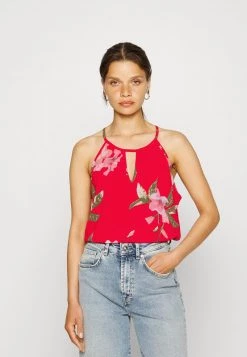 Coupon 🔔 ONLY Petite Damen ONLNOVA LUX KEYHOLE - Top - Chinese Red 🥰