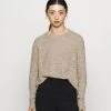 Schlussverkauf ✔️ ONLY Petite Damen ONLLOLLI - Strickpullover - Taupe Gray Melange 👍